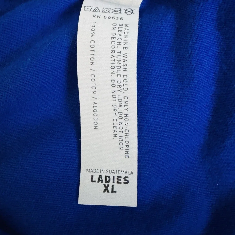 Rachel Maddow Watch This Space Royal Blue T-Shirt Short Sleeve Tee Artsy XL News - Picture 6 of 6